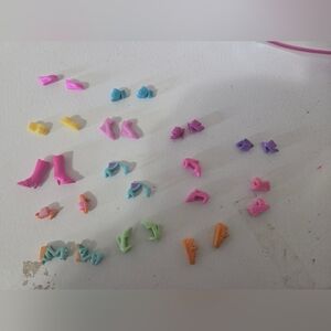 Polly Pocket Shoes Set Of 14.